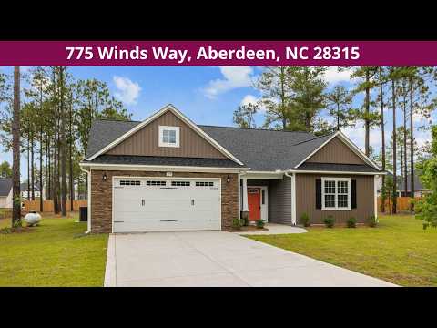 Beautifully designed 2022-built home in the Winds Way Farm community property video