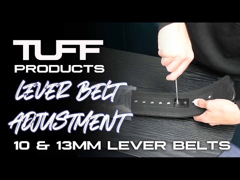 TuffWraps Lever Belt Adjustment