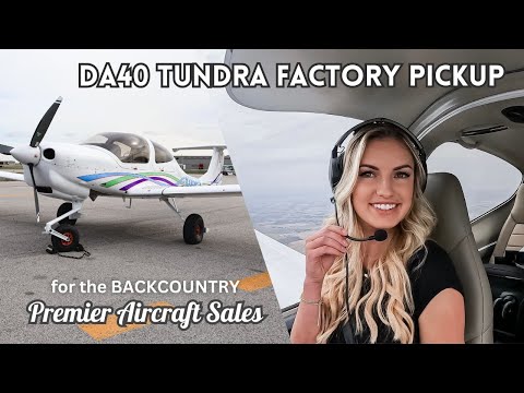 Picked up the DA40 TUNDRA from the Diamond Factory - Day 1 Ferry Flight