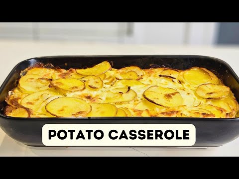 POTATO CASSEROLE MESS FREE RECIPE/EASY ONE PAN POTATO and onion CASSEROLE