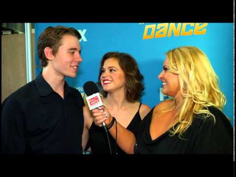 Valerie & Zack backstage after their first live performance SYTYCD