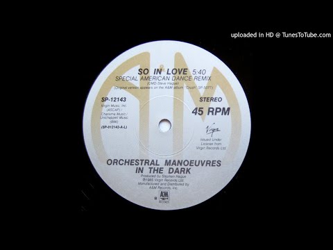 Video thumbnail for So in Love (Special American Dance Remix, 12")