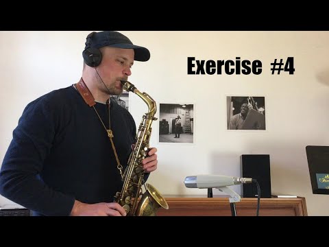 Basic Jazz Conception for Saxophone by Lennie Niehaus (Vol. 1) - Exercise #4
