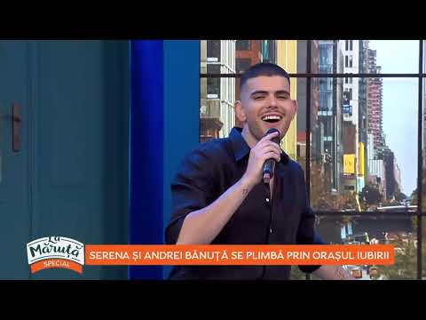 Serena și Andrei Bănuță se plimbă prin orașul iubirii