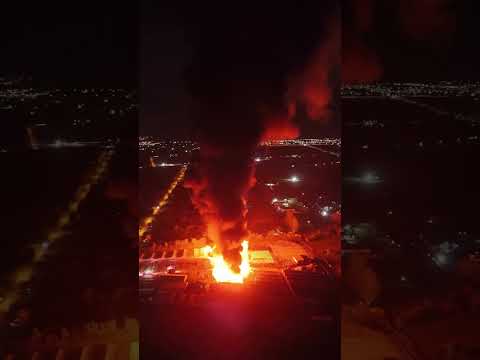 Incendio en viviro don Bosco, comuna de La Cruz, Región de Valparaíso.