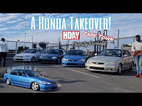 Honda Day Cape Town Charity Parkoff (INSANE REVVING!)