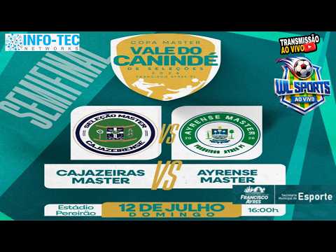 AO VIVO - COPA MASTER DE SELEÇÕES 2026- VALE DO CANINDÉ - FRANCISCO AYRES PI.