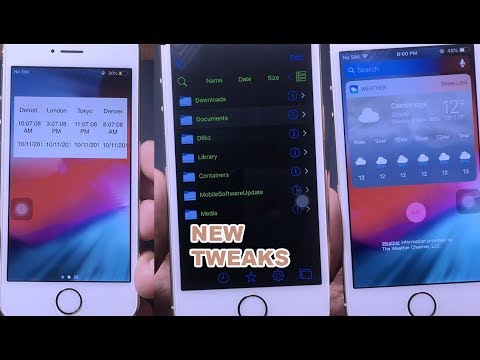 NEW Jailbreak Tweaks iOS 12-12.4 UnC0ver/Chimera Tweaks