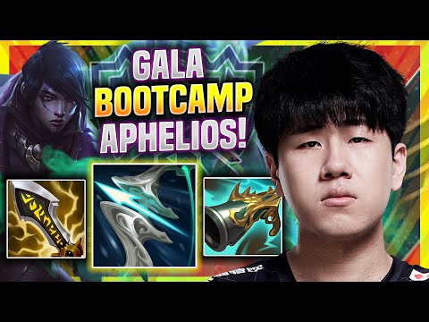 GALA IS INSANE WITH APHELIOS IN EUW SOLOQ! *BOOTCAMP* - RNG GALA Plays Aphelios ADC vs Ezreal!