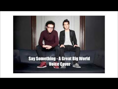 Say something - A Great Big World [Voice Cover]
