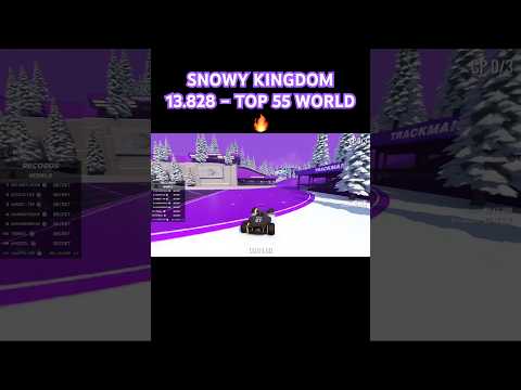 TOP 55 WORLD 😱 SNOWY KINGDOM – 13.828 | Trackmania Weekly Shorts Week 45