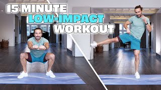 15 Minute LOW-IMPACT Workout | The Body Coach TV