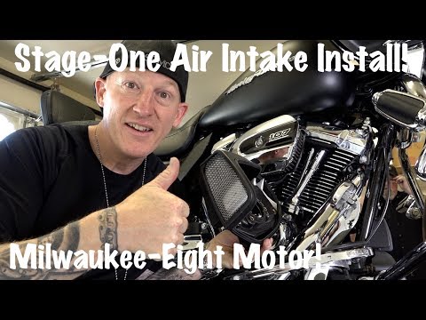Harley Stage-One-Air-Intake Milwaukee-Eight Touring | How to Install-DIY