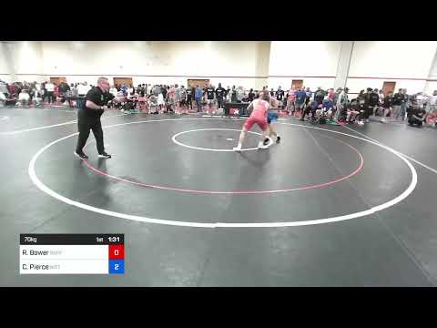 70 Kg Rnd Of 64 - Riley Bower, Buffalo Valley Regional Training Center Vs Connor Pierce, Nittany L