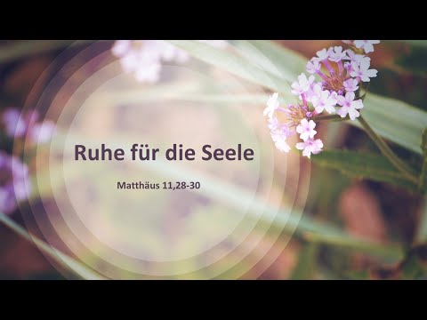 Ruhe für die bedrückte Seele // André Töws