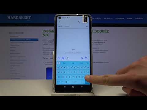 Cómo cambiar teclado en DOOGEE N30 - configurar idioma del teclado