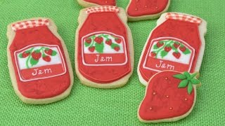 STRAWBERRY JAM JAR COOKIES, HANIELA'S