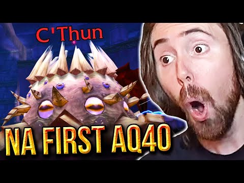 A͏s͏mongold Reacts to NA FIRST C'Thun Kill In Classic WoW - Temple of Ahn'Qiraj (AQ4͏͏0 Raid)