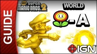 New Super Mario Bros. 2 - Star Coin Guide - World Flower-A - Walkthrough