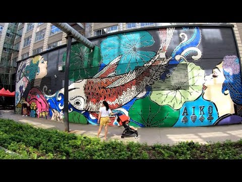⁴ᴷ⁶⁰ Walking NYC (Narrated) : Industry City, Sunset Park, Brooklyn (August 17, 2019)