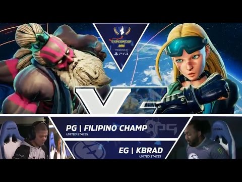 SFV: PG Filipino Champ vs EG K-Brad - Capcom Cup 2016 Day 1 Top 32 - CPT2016
