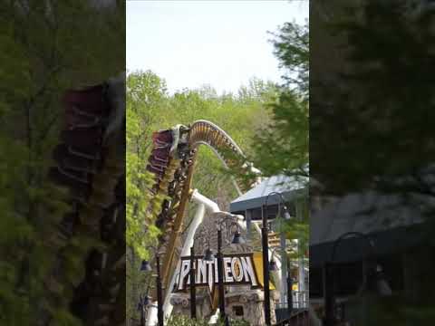 Panteão no Busch Gardens Williamsburg NOVO para 2022