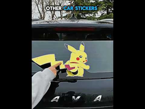 Other Car Stickers Vs This One ☠️ #trollface #edit #shortvideo #sticker #fyp