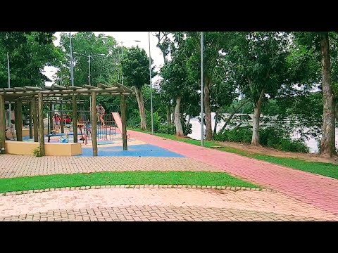 Praça do Flutuante, Rio Taquari, Centro de Coxim MS