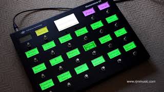 Video thumbnail for RJM Mastermind GT22 MIDI Foot Control - with Axe-FX III by Brett Kingman