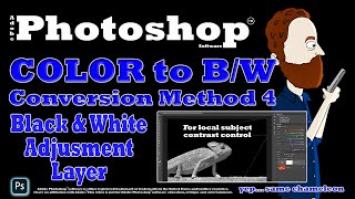 Black and White Conversion in Photoshop (with a B/W Adjustment layer}
