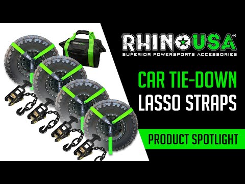 Rhino USA Car Tie-Down Lasso Straps | Product Spotlight