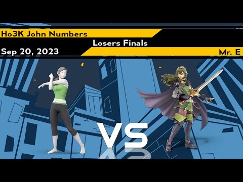 Xeno310 Losers Finals - John Numbers (Wii Fit Trainer) vs Mr. E (Lucina) - Smash Ultimate