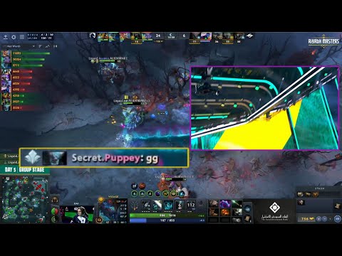 Cameraman was not ready for that 18 mins "GG" call by Puppey LMAO