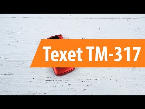 Мобильный телефон TEXET TM-317 красный - Видео
