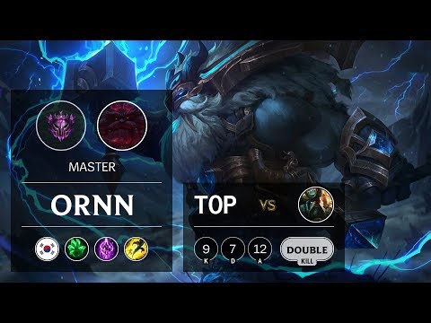 Ornn Top vs Gangplank - KR Master Patch 9.11