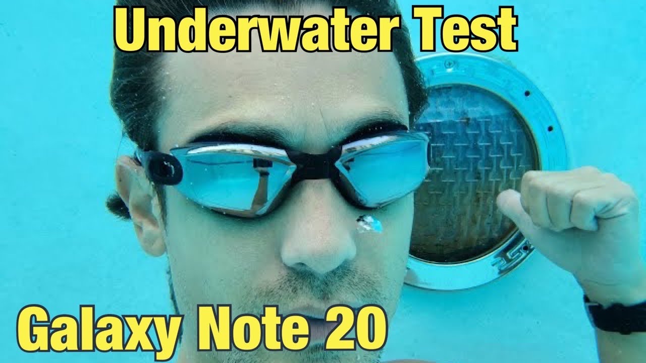 Galaxy Note 20: Underwater Swimming Pool Test (minor issues)