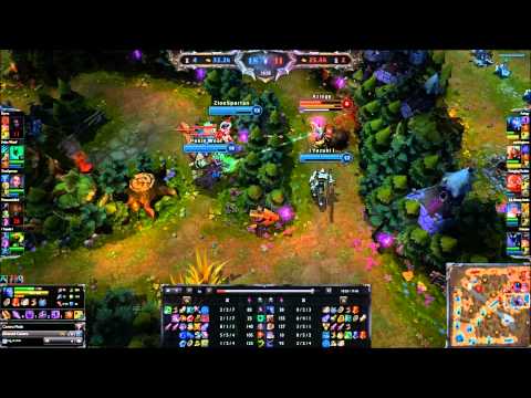 Dyrus Elise jungle DuoQing PhantomL0rd Revive TP Karthus - LoL Challenger - Diamond 1 Game NA SoloQ