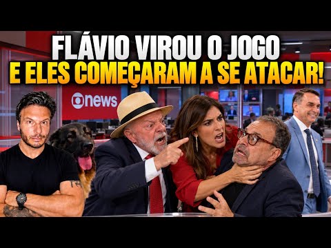 GENIAL: FLÁVIO BOLSONARO FEZ O PT E A GLOBO BRIGAREM ENTRE SI!