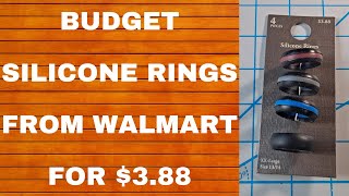 BUDGET SILICONE RINGS AT WALMART FOR 3.88, BANDS, JEWELRY, RUBBER, EVERYDAY CARRY, EDC,