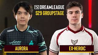 Download lagu Aurora [Mikoto] vs Ex-HEROIC | Dreamleague 29 | @Dejet & @ucing07 mp3