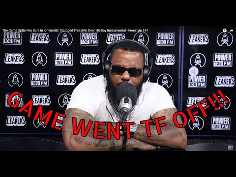 The Black Slim Shady?! | Game Spits Fire Bars In Freestyle Over Hit-Boy instrumental (REACTION!!!)