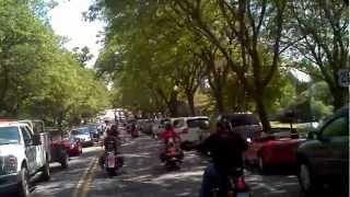 preview picture of video 'Hogs For Dogs ride through Skaneateles, NY 7/29/12'