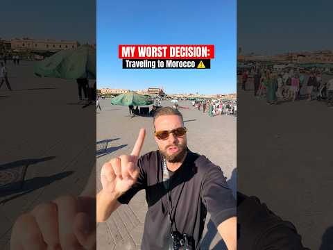 5 reasons NOT to travel to Marrakech, Morocco 🇲🇦 #shorts #travel