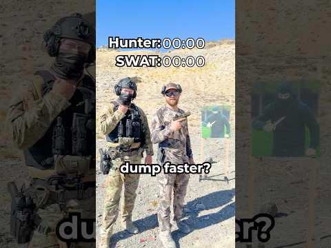 SWAT vs. Hunters - who can shoot faster?