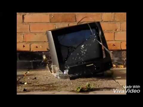 CRT TV Smash Compilation