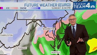 More snow in the DC area! See Sunday's forecast | NBC4 Washington