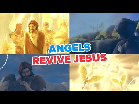 Angels Revive Jesus | Batang Superbook - Jesus in the Wilderness Tagalog Clip