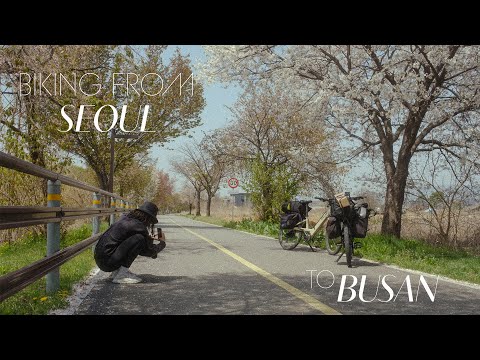 BICICLETA DE SEUL PARA BUSAN: nosso primeiro dia, introvertidos descobrindo a Coreia de bicicleta (vlog)