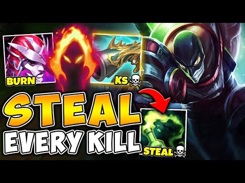 I created the GREEDIEST Singed build and steal every kill with my Poison