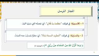 دروس البلاغة (83) (المجاز المرسل) image